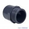 Male threaded PVC male connector 1 "- 32 x 40 mm