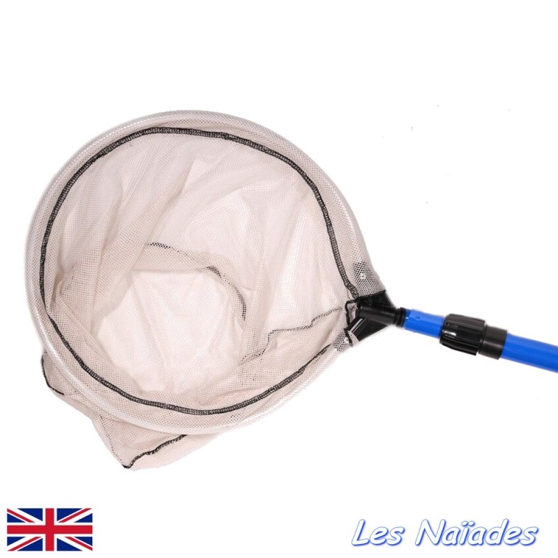 Small landing net with telescopic handle