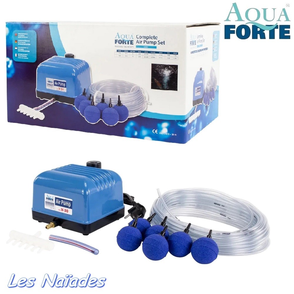Kit pompe à air hi-flow 1020L/h V30 – Boutique Aquaponie