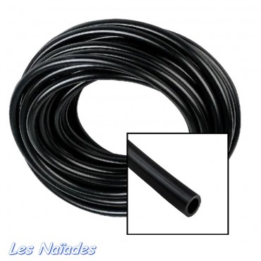 Tuyau air silicone noir 4 mm 10 mètres