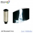 Tête de jet d'eau moussant Inox 1"