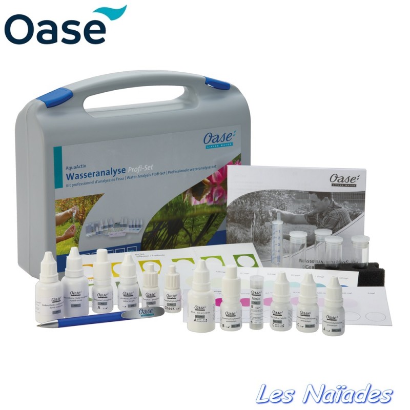 Kit Pro analyse d'eau Oase - Naïades