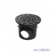Grille avec support pour bonde