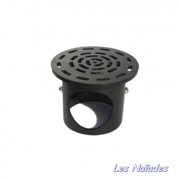 Grille avec support pour bonde