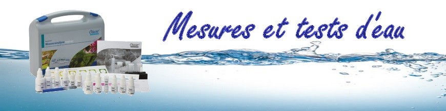 Water measurements and tests